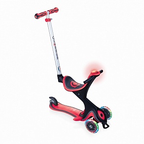 Самокат-трансформер Globber Go Up Comfort Play Lights, красный (Globber, 463-102 S) Самокат-трансформер Globber Go Up Comfort Play Lights, красный (Globber, 463-102 S)
